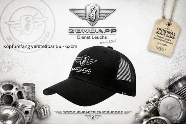 ZÜNDAPP Trucker Cap – Schwarz Sportlich, klassisch & mit dem ikonischen Zündapp Emblem